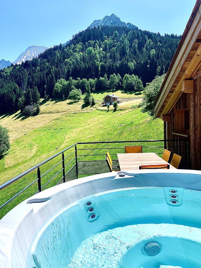 Chalet Du Champel Jacuzzi Saint-Gervais-les-Bains Buitenkant foto
